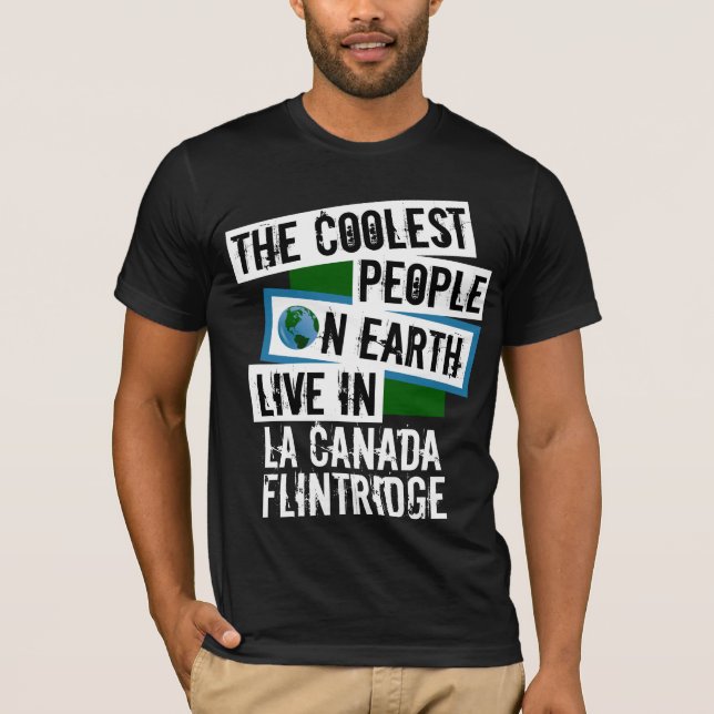 Camiseta Gente más fría de la tierra en La Canada Flintridg (Anverso)