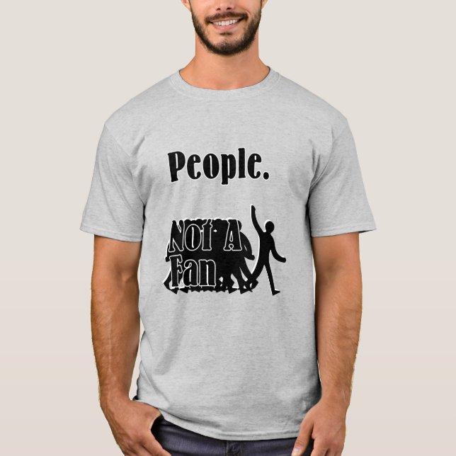 Camiseta Gente. No es aficionado (Anverso)