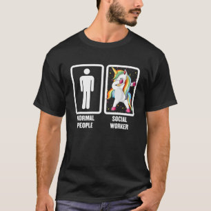 Camiseta Gente normal contra trabajador social - Dab Unicor