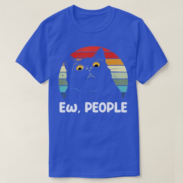 Camiseta Gente nueva y divertida amante del gato negro para (Diseño del anverso)