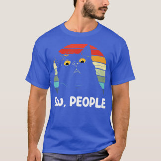 Camiseta Gente nueva y divertida amante del gato negro para