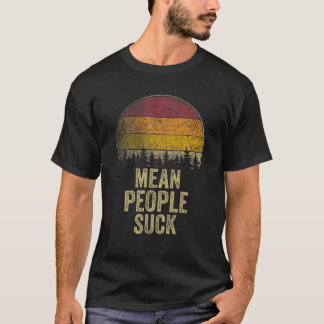 Camiseta Gente promedio se burla del estilo retro diciendo 