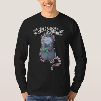 Camiseta Gente Que Dice Rata Mascota Con Máscara De Cara