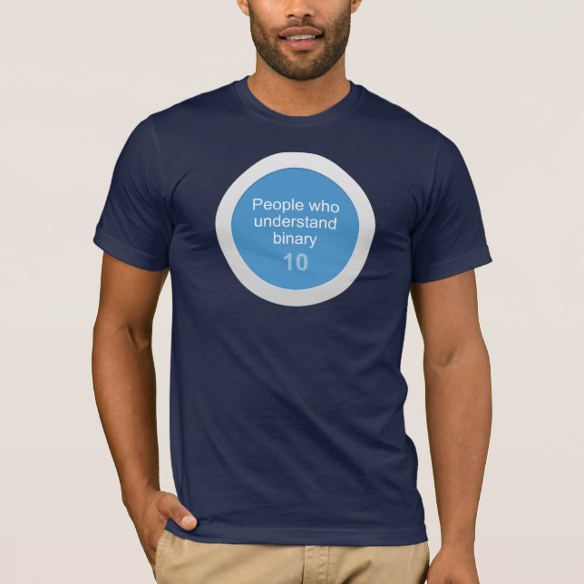 Camiseta Gente que entiende el círculo binario (Anverso)