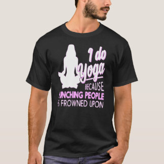 Camiseta Gente que golpea el yoga