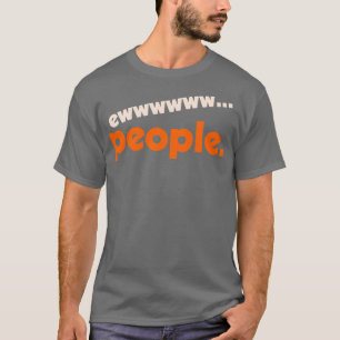Camiseta Gente que odio a la gente es gracioso diseño anti-