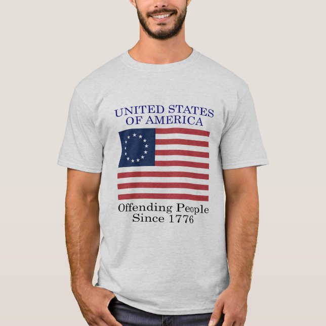 Camiseta Gente que ofende desde 1776 (Anverso)
