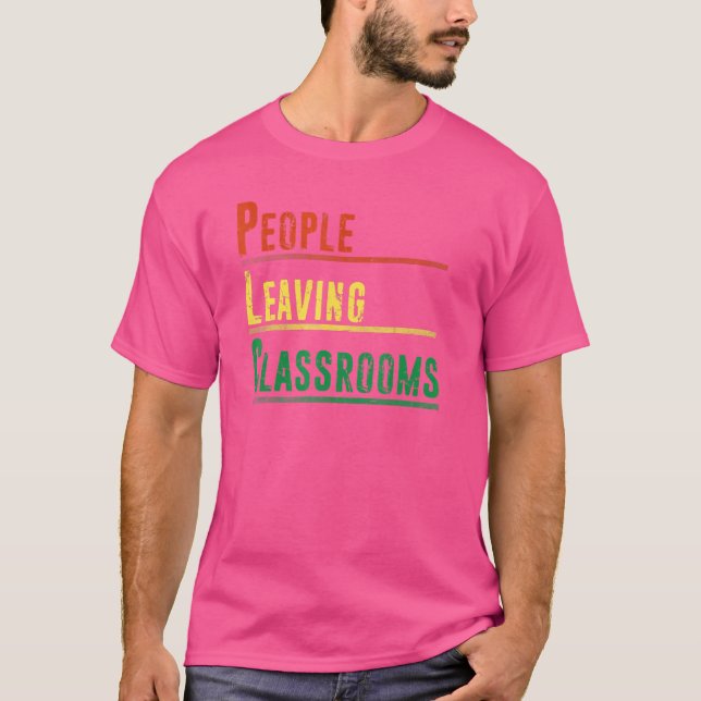 Camiseta Gente saliendo de las aulas Plc 1 (Anverso)