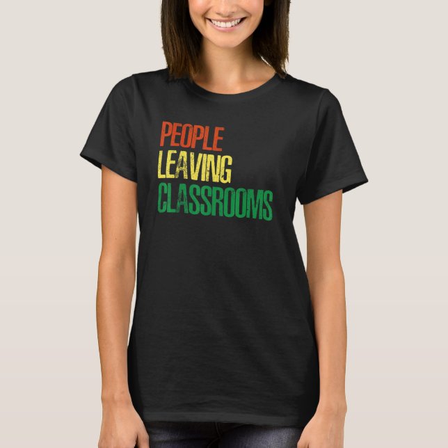 Camiseta Gente saliendo de las aulas Plc 2 (Anverso)