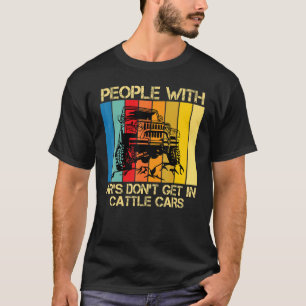 Camiseta Gente Sarcástica Con AR's No Entra En Vagón De Gan