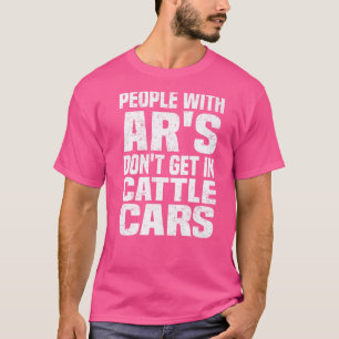 Camiseta Gente Sarcástica Con Ar's No Entra En Vagón De Gan