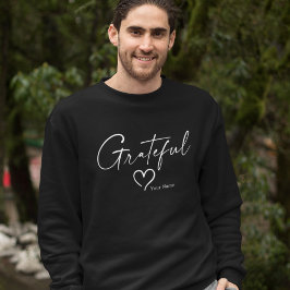 Camiseta Gentil Corazón | Su nombre Ink Script Long Sleeve