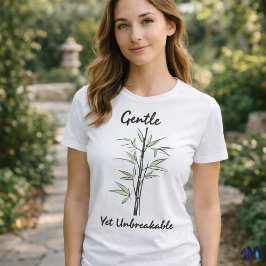 Camiseta Gentil pero inquebrantable - Línea de arte de fuer