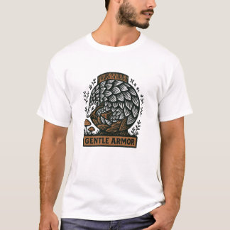 Camiseta Gentle Armor Hedgehog Woodland