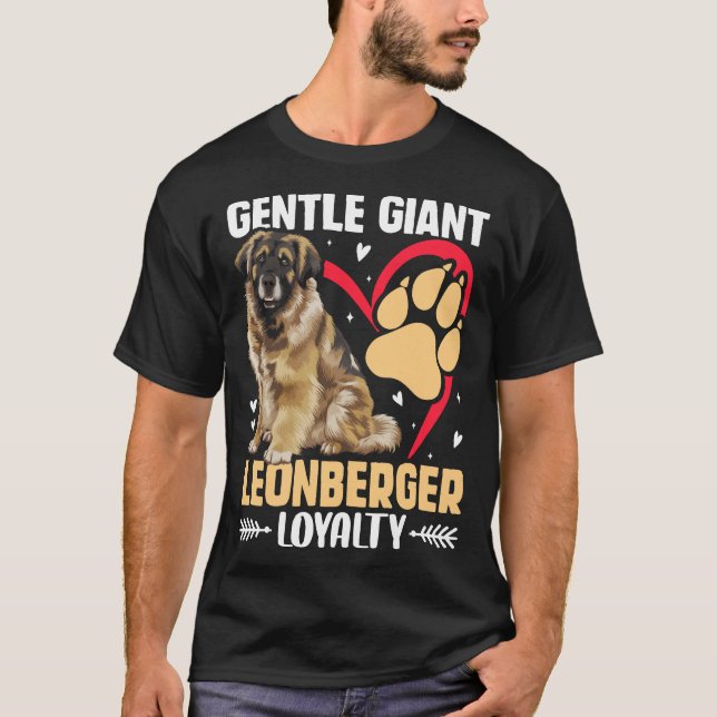 Camiseta Gentle Giant Leonberger Loyalty Dog (Anverso)