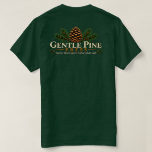 Camiseta Gentle Pine Press con logotipo vintage