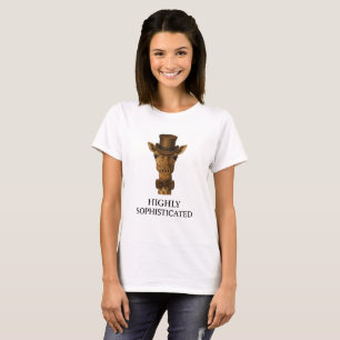Camiseta Gentleman Giraffe - El altamente sofisticado