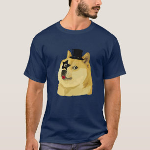 Camiseta Gentleman Rock Rockin Dog - Hosted Dogecoin