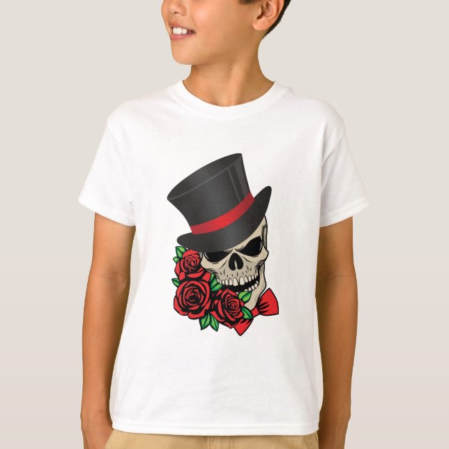 Camiseta Gentleman Skull (Anverso)