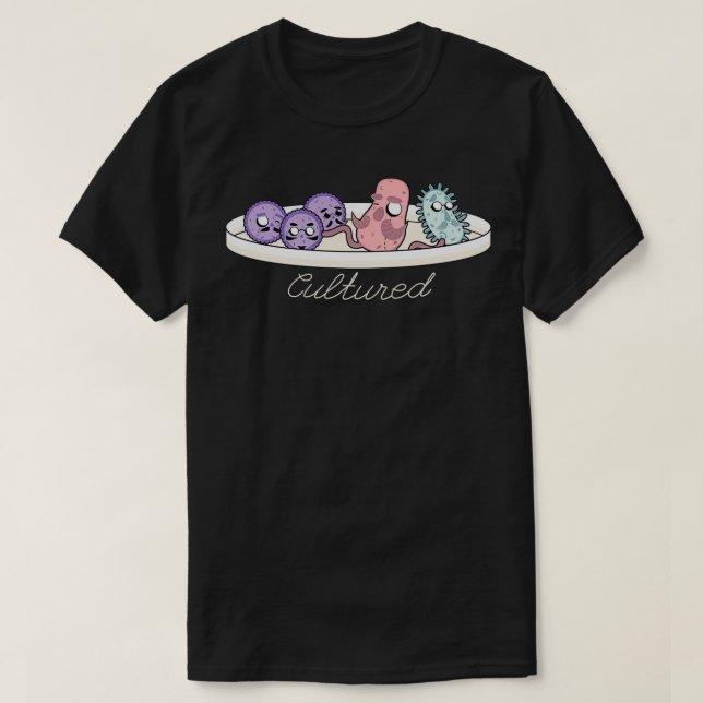 Camiseta Gentlemen Microbes (Diseño del anverso)