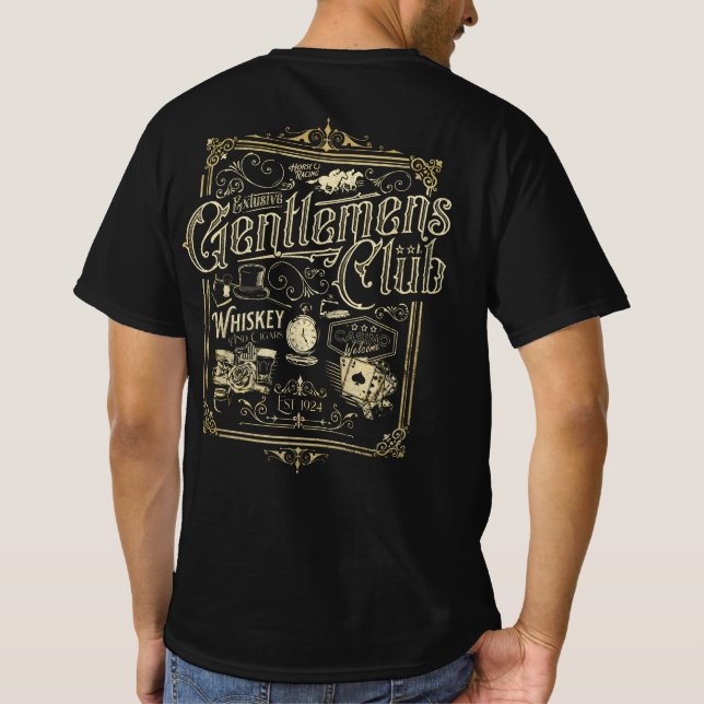 Camiseta Gentlemen's Club Retro T-Shirt (Reverso)