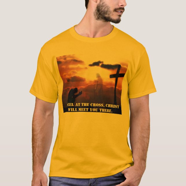 Camiseta Genuflexión en la cruz T/shirt (Anverso)