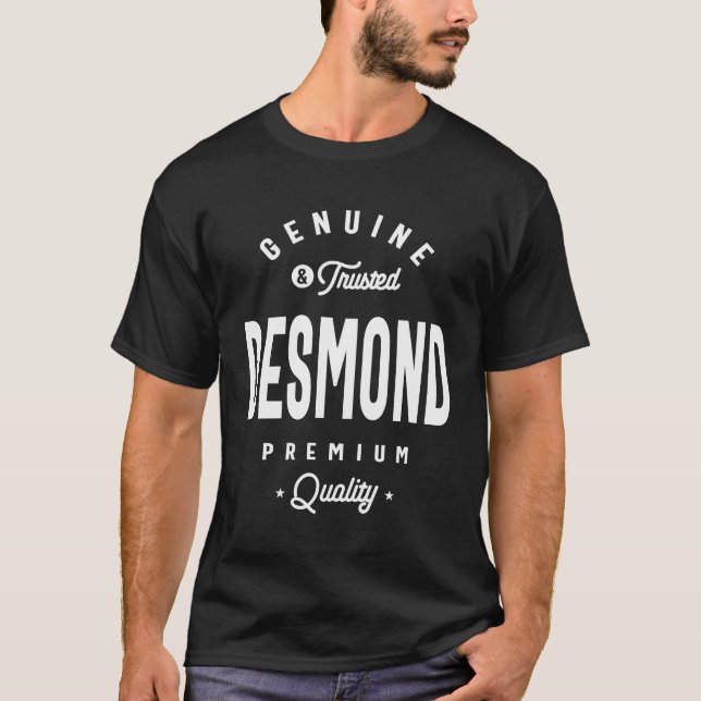 Camiseta Genuino de Desmond y confiable (Anverso)