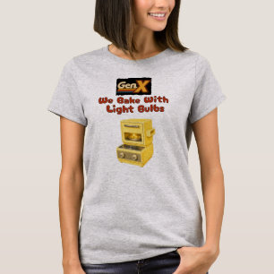Camiseta GenX: horneamos con bombillas