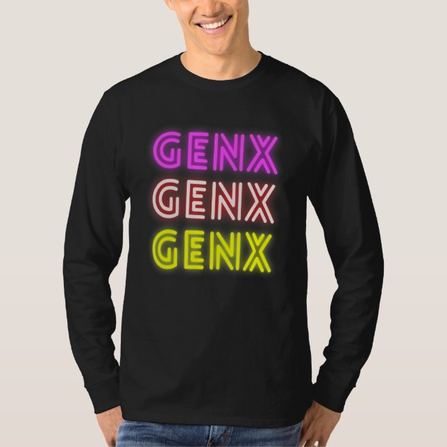 Camiseta Genx Neon Fun (Anverso)