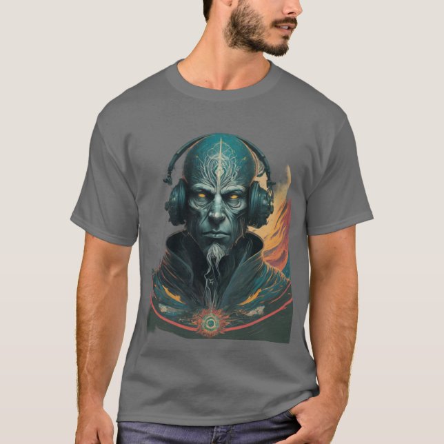 Camiseta Geo Beats: DJ de la Tierra (Anverso)
