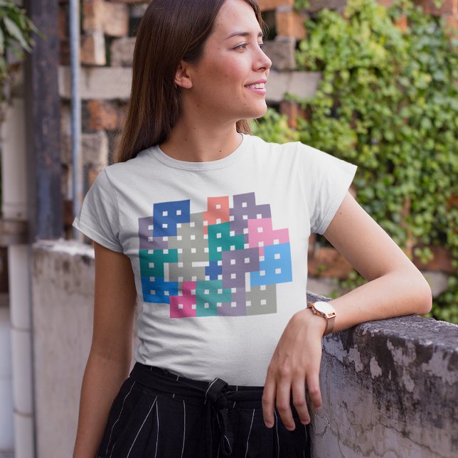 Camiseta Geo Bricks Puzzle (Subido por el creador)