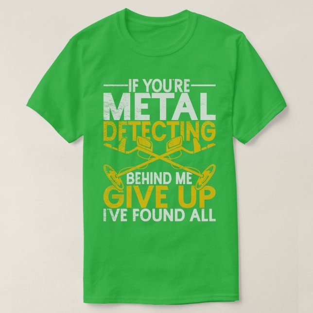 Camiseta Geocacher Treasure Hunters Metal Detecting  (Diseño del anverso)