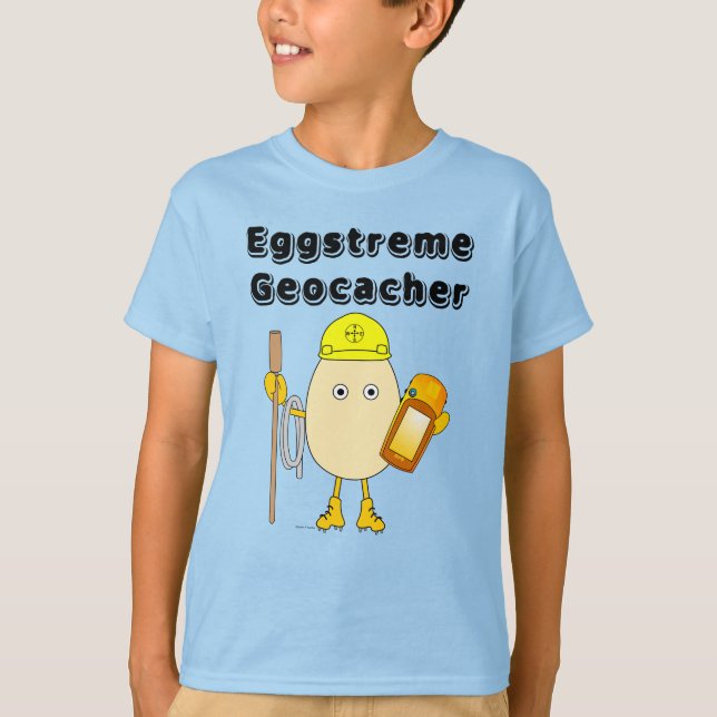 Camiseta Geocaching de Eggstreme (Anverso)