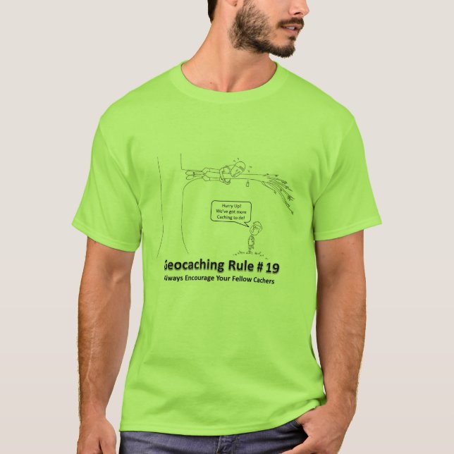 Camiseta Geocaching DNF - Estímulo 2 (Anverso)