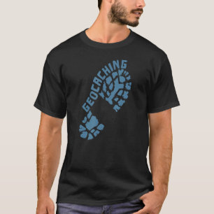 Camiseta Geocaching Footprint Shoe