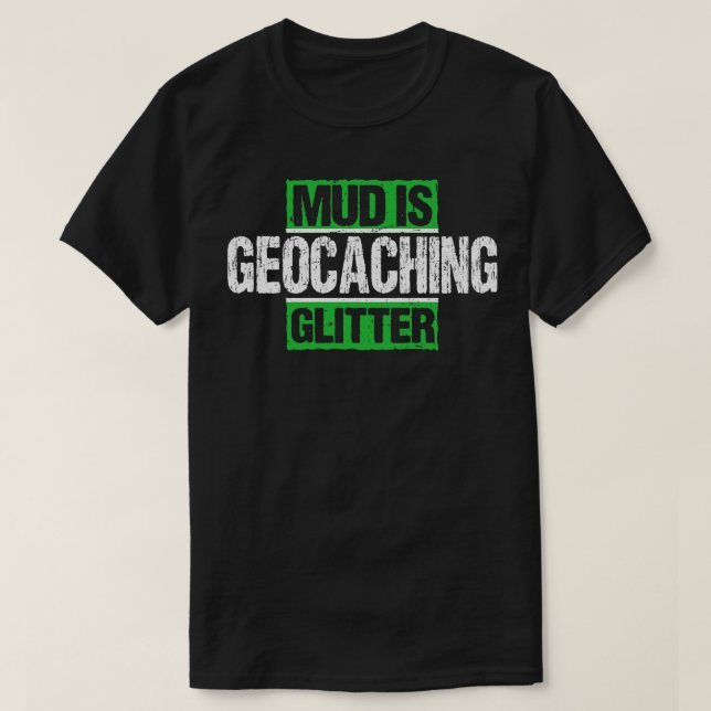 Camiseta Geocaching Geocacher Caching Cacher regalo present (Diseño del anverso)