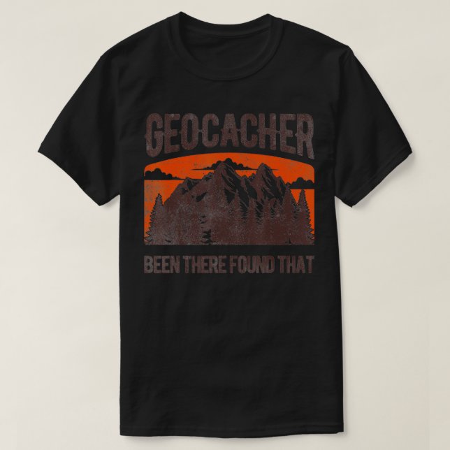 Camiseta Geocaching Hombres Mujeres Jóvenes Geocachacher Re (Diseño del anverso)