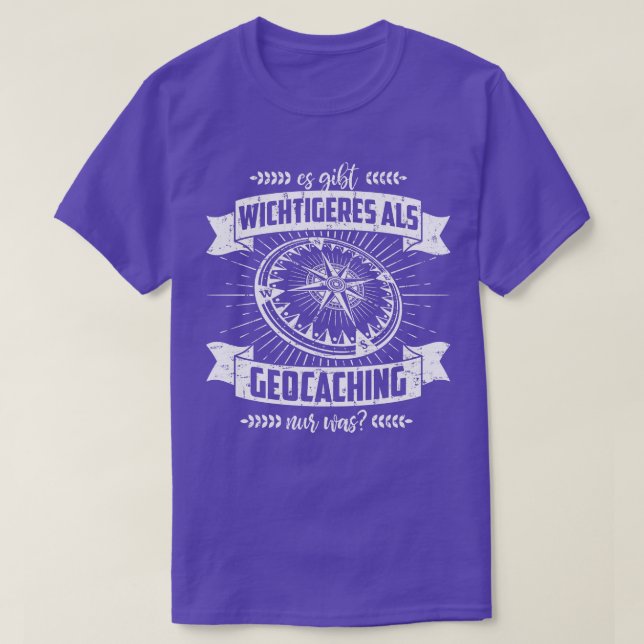 Camiseta Geocaching regalo ideas hay más (1) (Diseño del anverso)