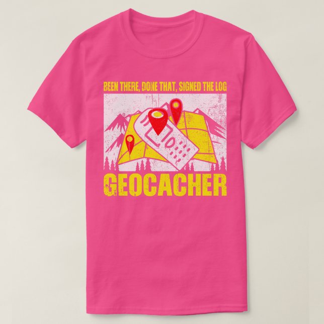 Camiseta Geocaching Saying (2) (Diseño del anverso)