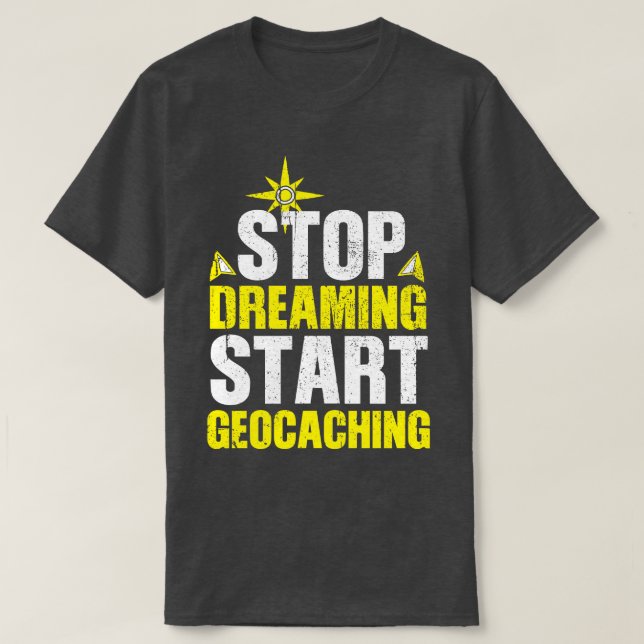 Camiseta Geocaching Saying (3) (Diseño del anverso)