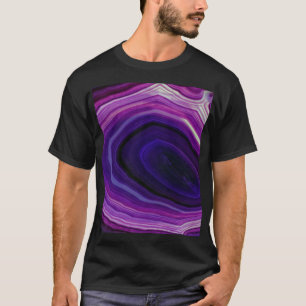 Camiseta Geode púrpura de caída