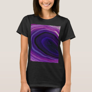 Camiseta Geode púrpura de caída
