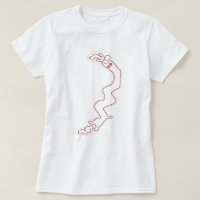 Geoglíficos rojos Nazca Lines Dragón de Alienígena