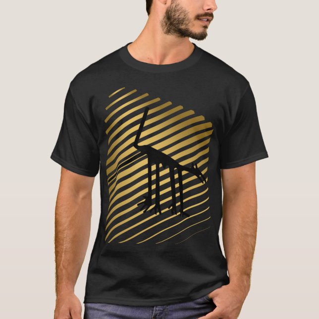 Camiseta Geoglifos de líneas Nazca - Animales antiguos (Anverso)