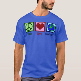 Camiseta Geografía de amor por la paz