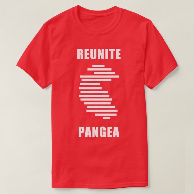 Camiseta Geografía de Reunite Pangea 1 (Diseño del anverso)