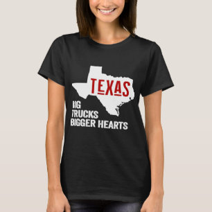 Camiseta Geografía de Texas Trucks State Retro USA