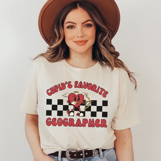 Camiseta Geografía el día de San Valentín, geógrafo de Coup (Subido por el creador)