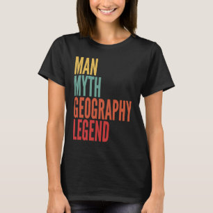 Camiseta Geografía Hombre Mito Geografía Leyenda