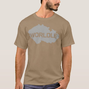 Camiseta Geografía mundial Nerds Gaming Worldle